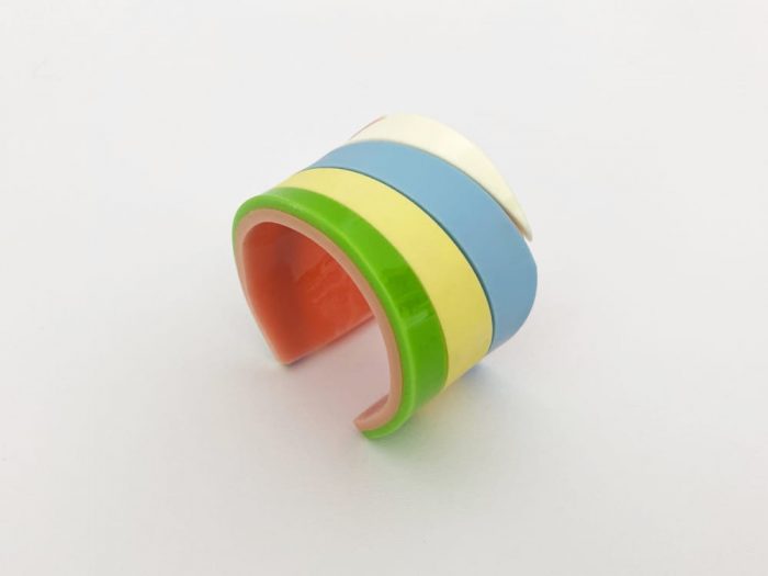 rainbow acrylic bracelet